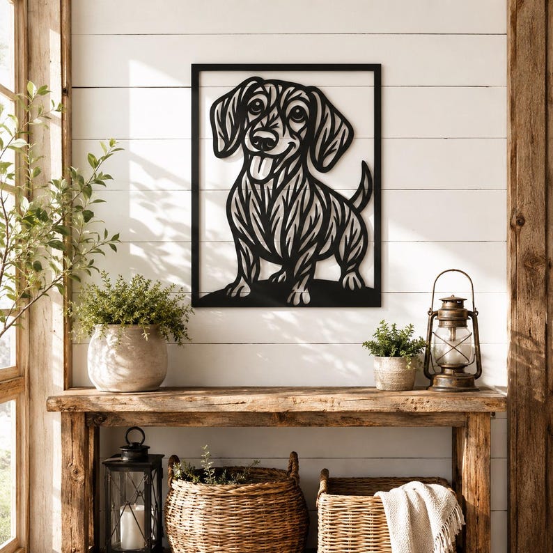Dachshund Laser Cut SVG