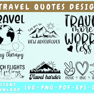 Printable Travel Quote Poster Travel Inspiration Wanderlust Print Travel  Makes You Richer Printable Wall Art Travel Scrapbook Supplies 