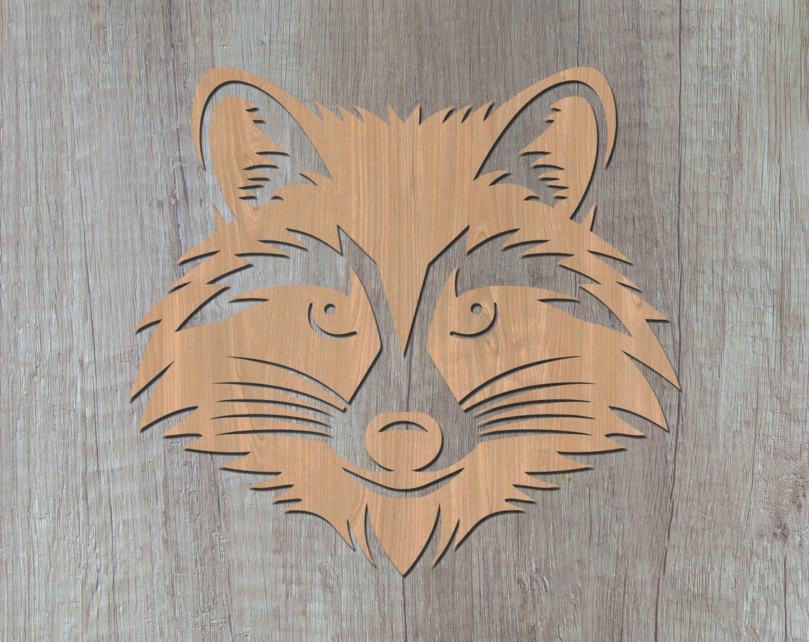 Rascal Svg Raccoon Laser SVG Cut File, Raccoon Wall Art SVG, DXF, Eps, Raccoon ...