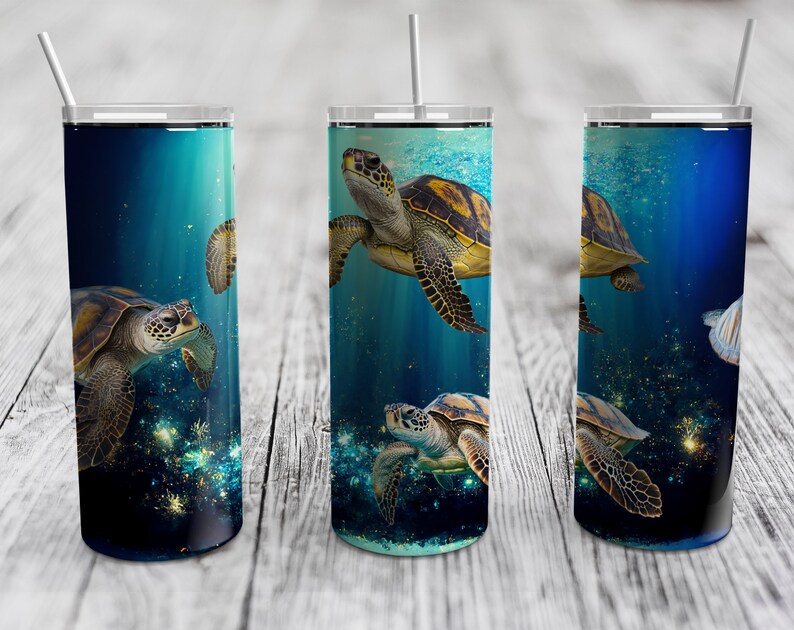 Sea Turtles Tumbler Wraps Bundle