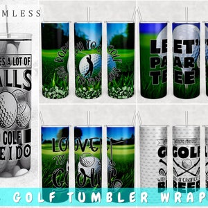 Golf Tumbler Wraps Bundle