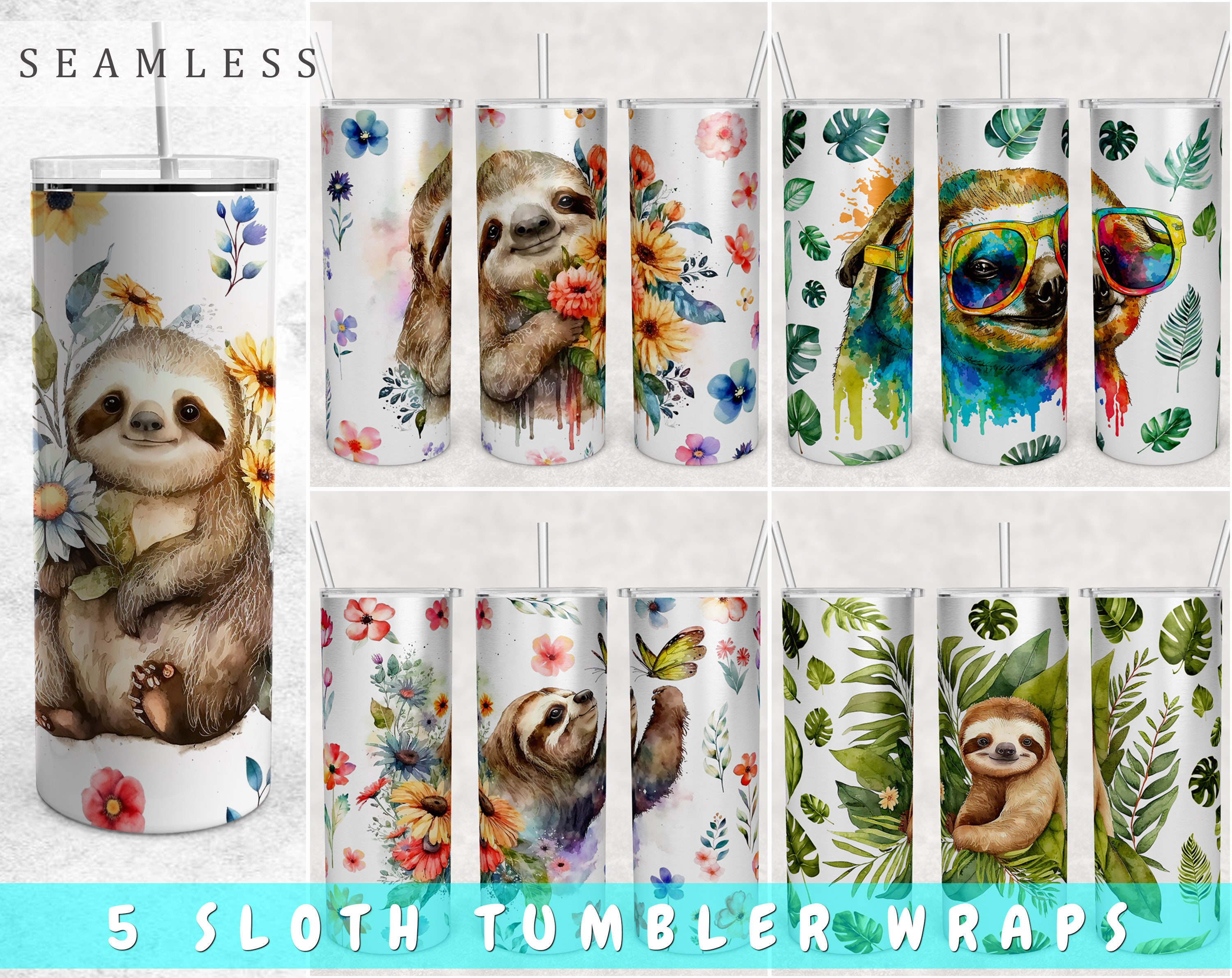 Sloth Quotes Tumblers, 20 Oz Tumbler