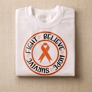 Fight Believe Hope Survive SVG