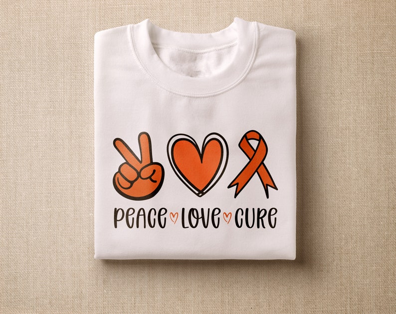 Peace Love Cure SVG