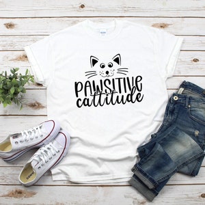 Pawsitive cattitude svg