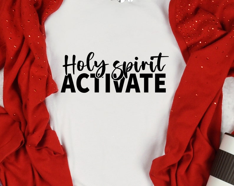 Holy Spirit Activate SVG 8 Designs Holy Spirit Activate Png - Etsy