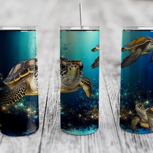 Sea Turtles Tumbler Wraps Bundle