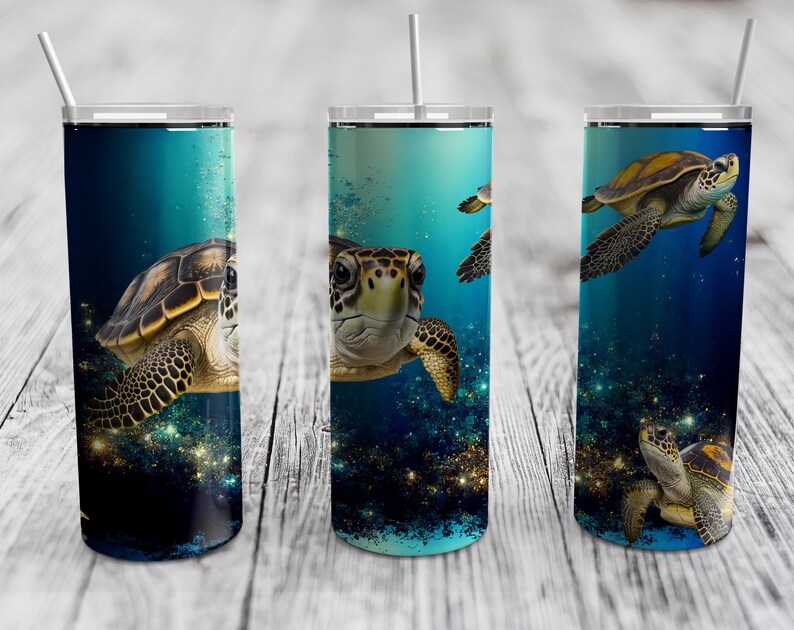 Sea Turtles Tumbler Wraps Bundle