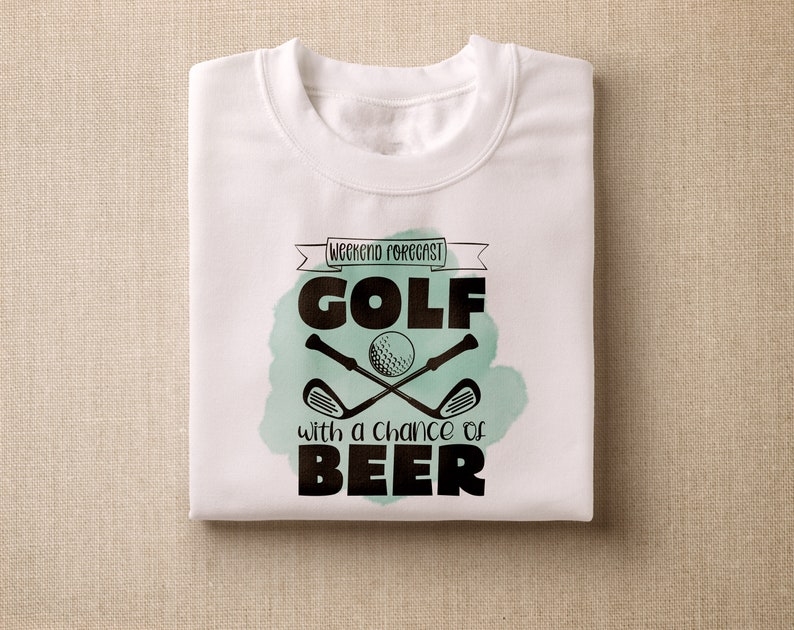 Weekend forecast golf with a chance of beer png