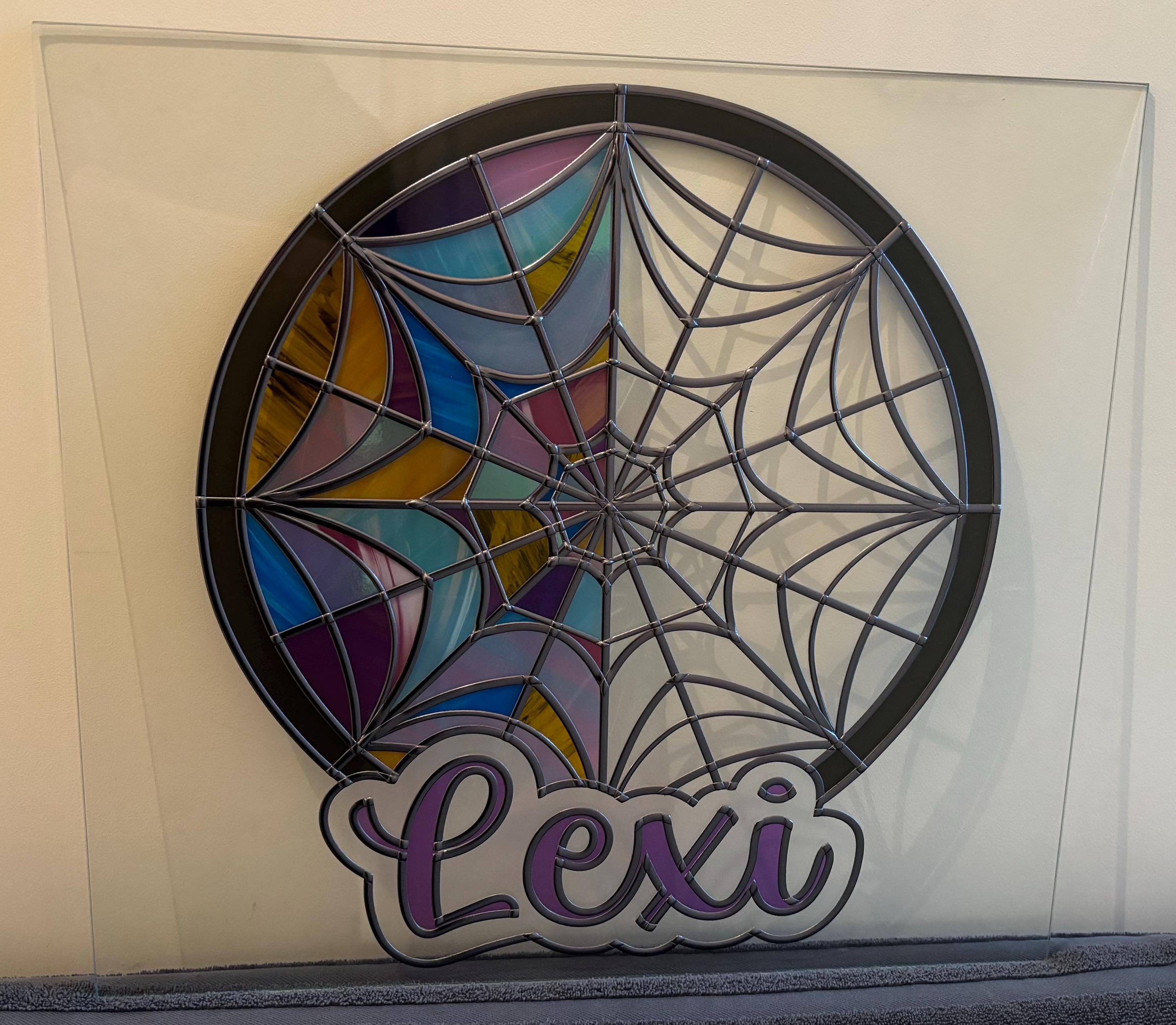 Glass Wednesday Window Wall Art - Etsy
