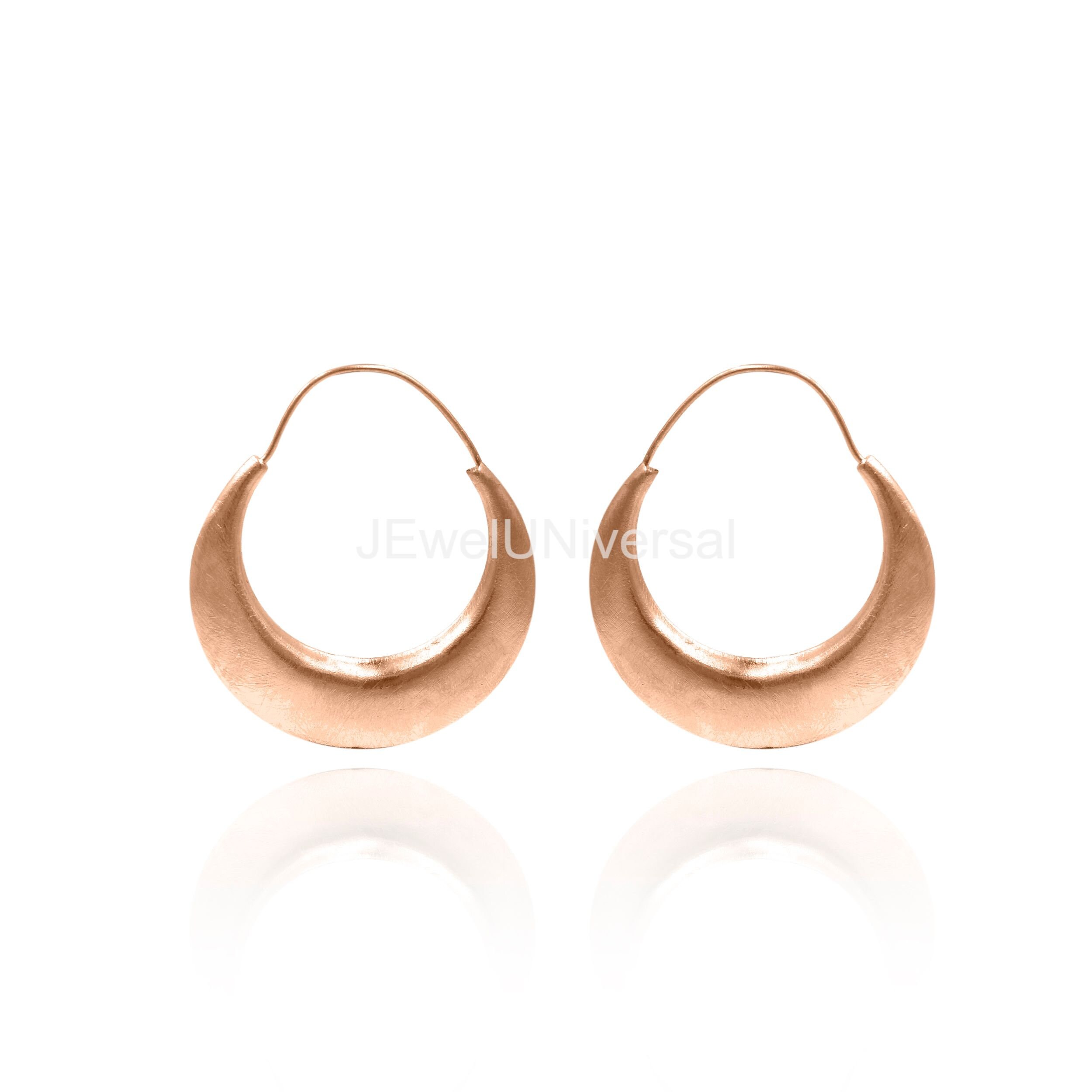 Handmade Earring Brass Metal Jewelry Dainty Wear Hoop Earrings Etsy