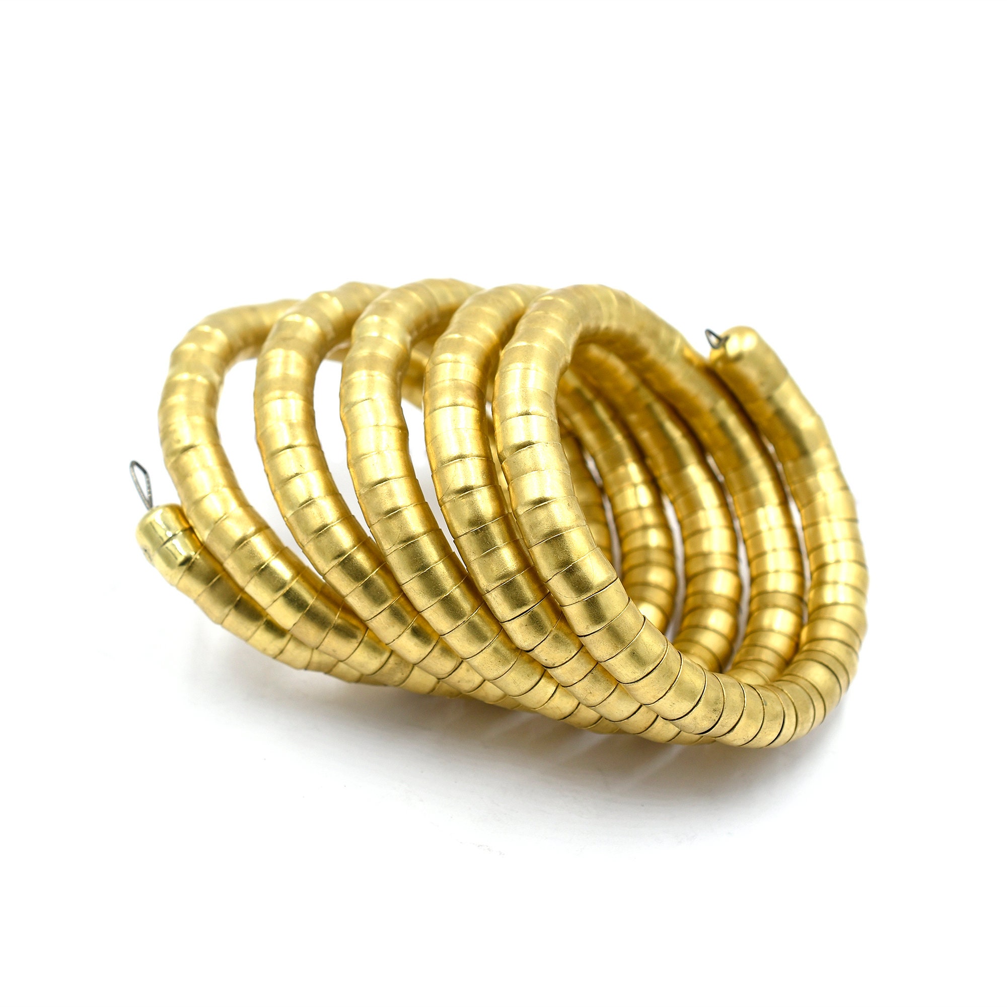 Spiral Bangle Brass Jewelry Handmade Metal Gold Plated Jewelry Round Spring Band Adjustable Cuff Bracelet Boho Jewelry Gift for Women JUB-51 - Etsy UK
