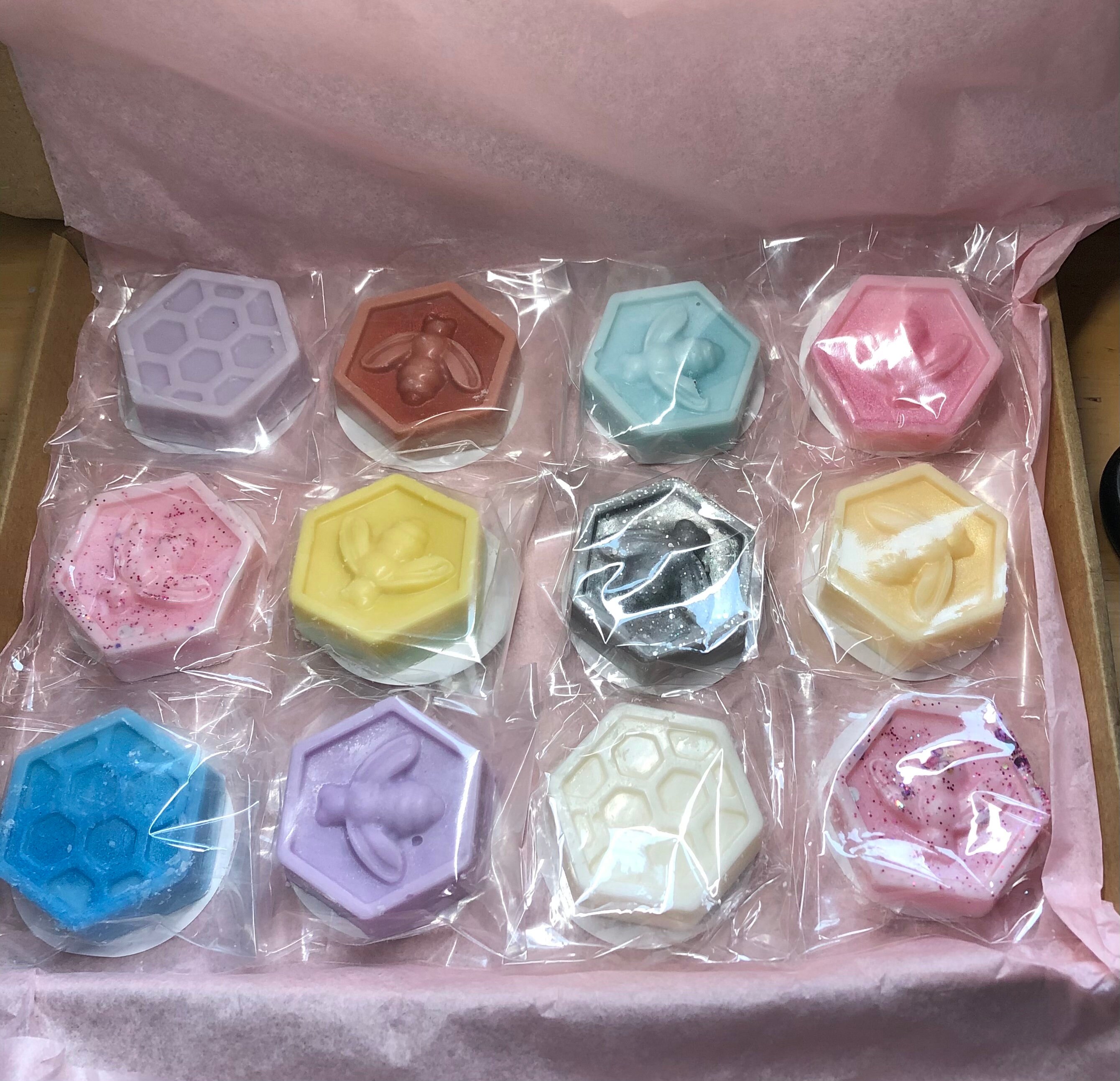 Box of 12x wax melts highly fragranced Etsy