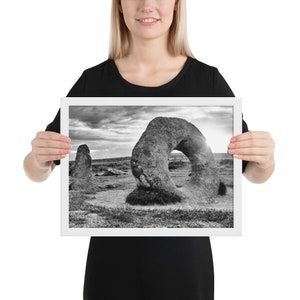 Mên-an-Tol | Cornwall, England, UK | England Lover! | Framed matte paper poster