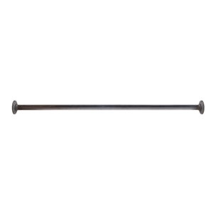 Wand zu Wand Kleiderstange | Industrielle Rohstahlrohrart