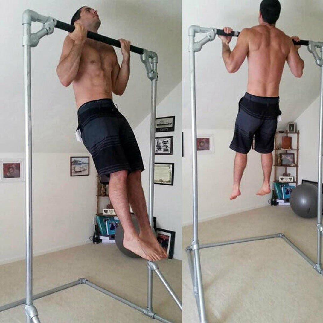 Ontvangst Doe mijn best homoseksueel Freestanding Pull up Bar Home Gym Pull Ups Chin Up - Etsy