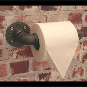 Pipe Fitting Industrial ToIlet Roll Holder