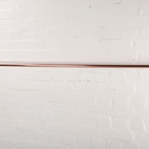 Copper Curtain Pole Made From Copper Tube - Steampunk, Vintage!!! Custom Sizes