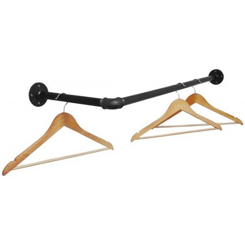 Wall Mounted Clothes Rail Vintage Style Made From Etsy