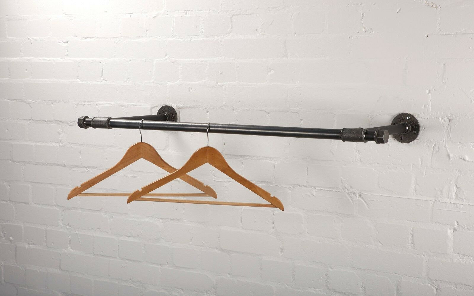 Wall Mounted Clothes Rail Vintage Style Made From Etsy UK