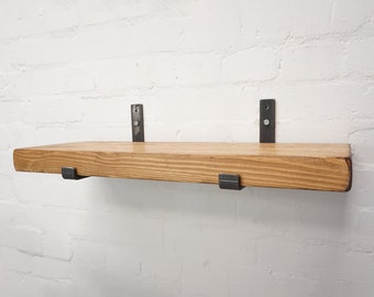 Steel Shelf Brackets To Fit Any Size Shelving Boards, Metal Shelf Bracket, Iron Shelf Bracket, Custom Shelving (Pair)