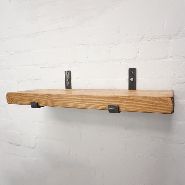 Steel Shelf Brackets To Fit Any Size Shelving Boards, Metal Shelf Bracket, Iron Shelf Bracket, Custom Shelving (Pair)