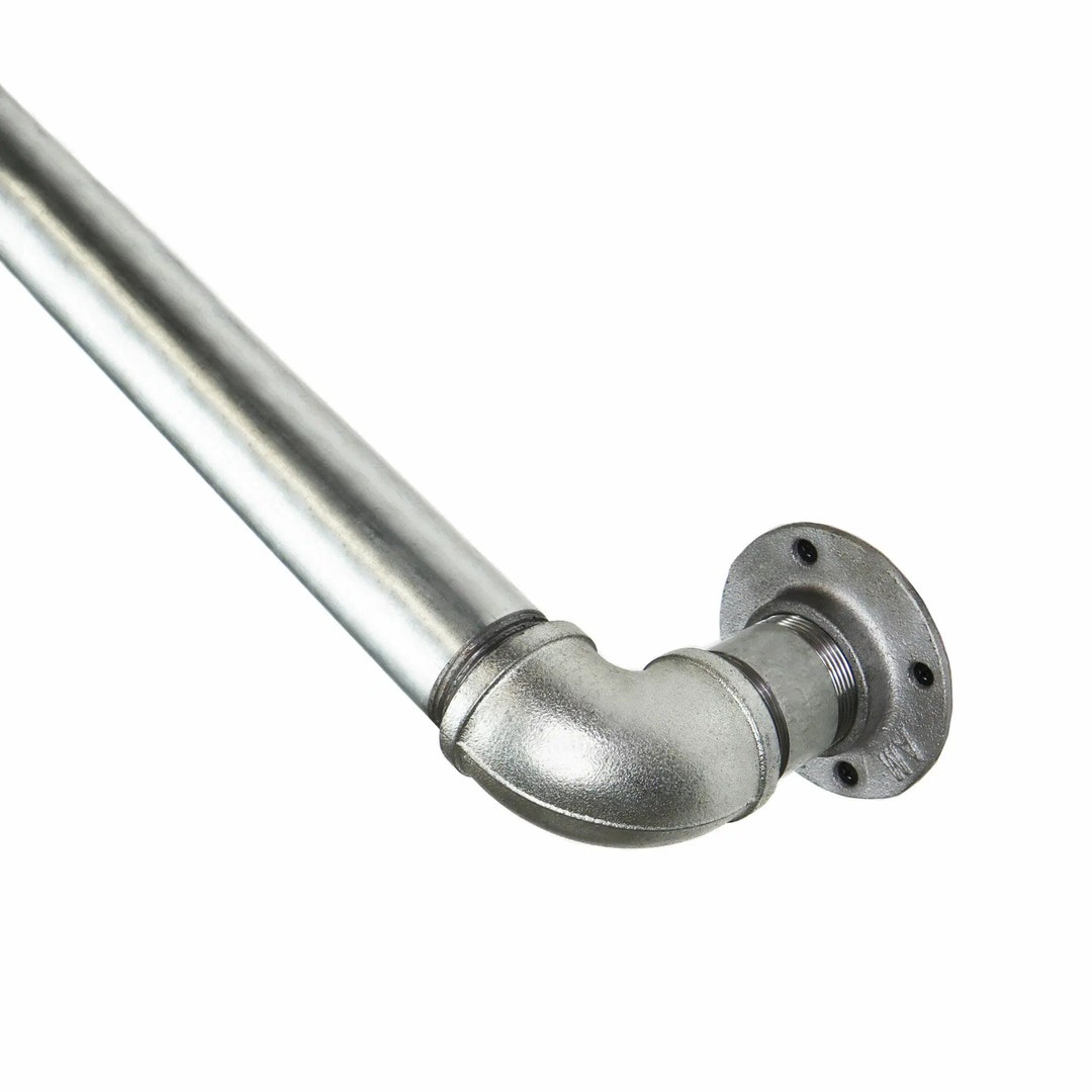 Vintage Steel Stair Handrail With Brackets DIY Ndustral Star Handral ...