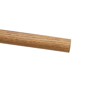 May include: A wooden dowel rod with a natural wood finish.