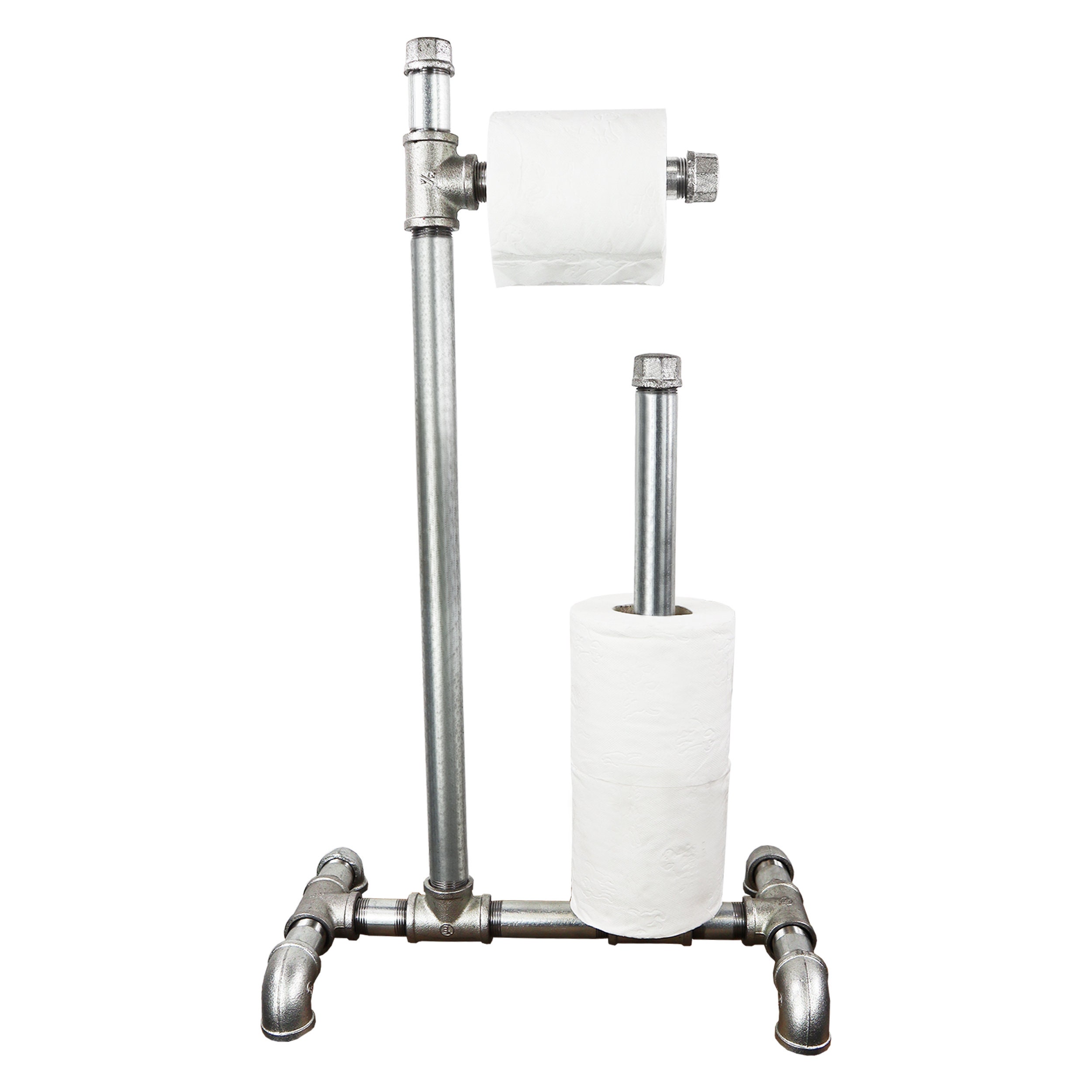 Evelots Over the Tank Metal Hanging Toilet Paper Holder and Spare Rese