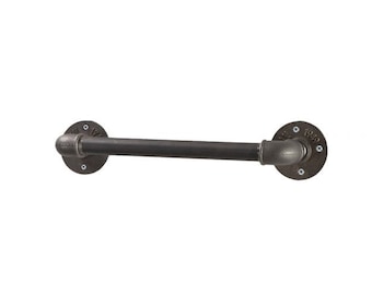 Industrial Style Towel Rail | Elbow Style | Vintage Look, Made From Industrial Pipe Fittings |