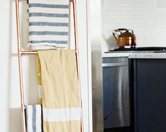 Copper Pipe Ladder Industrial Pipe Style Towel/Clothes Rail
