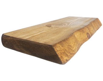 LIVE EDGE RUSTIC Regalbrett | Industriegerüst | Altholzstil | Handarbeit | Die besten Preise auf Etsy