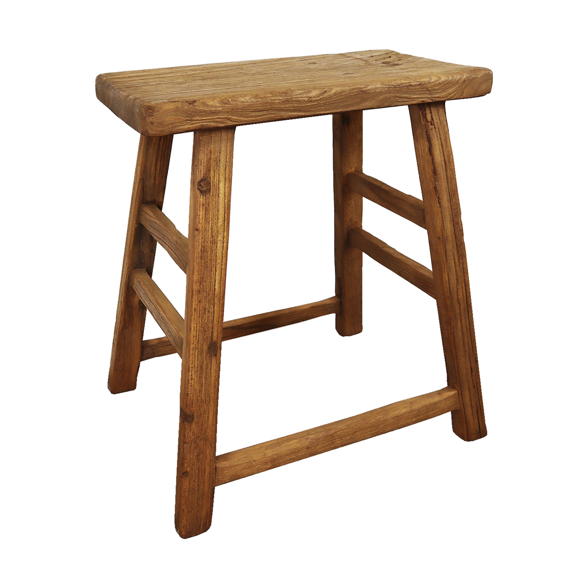 Tabouret ancien en orme - Petit - Antiquité chinoise