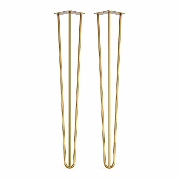 Hairpin Legs Gold Etsy