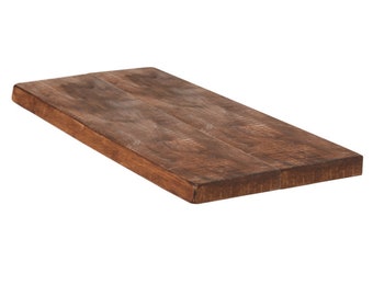 Reclaimed Wood Shelf: Rustic Timber Style, Custom Size