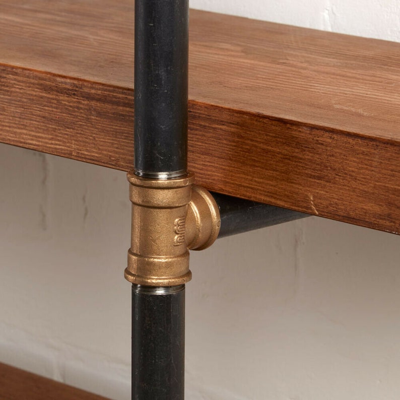 Pipe Fitting Ladder Effect Tiered Shelving Unit Steampunk Etsy UK