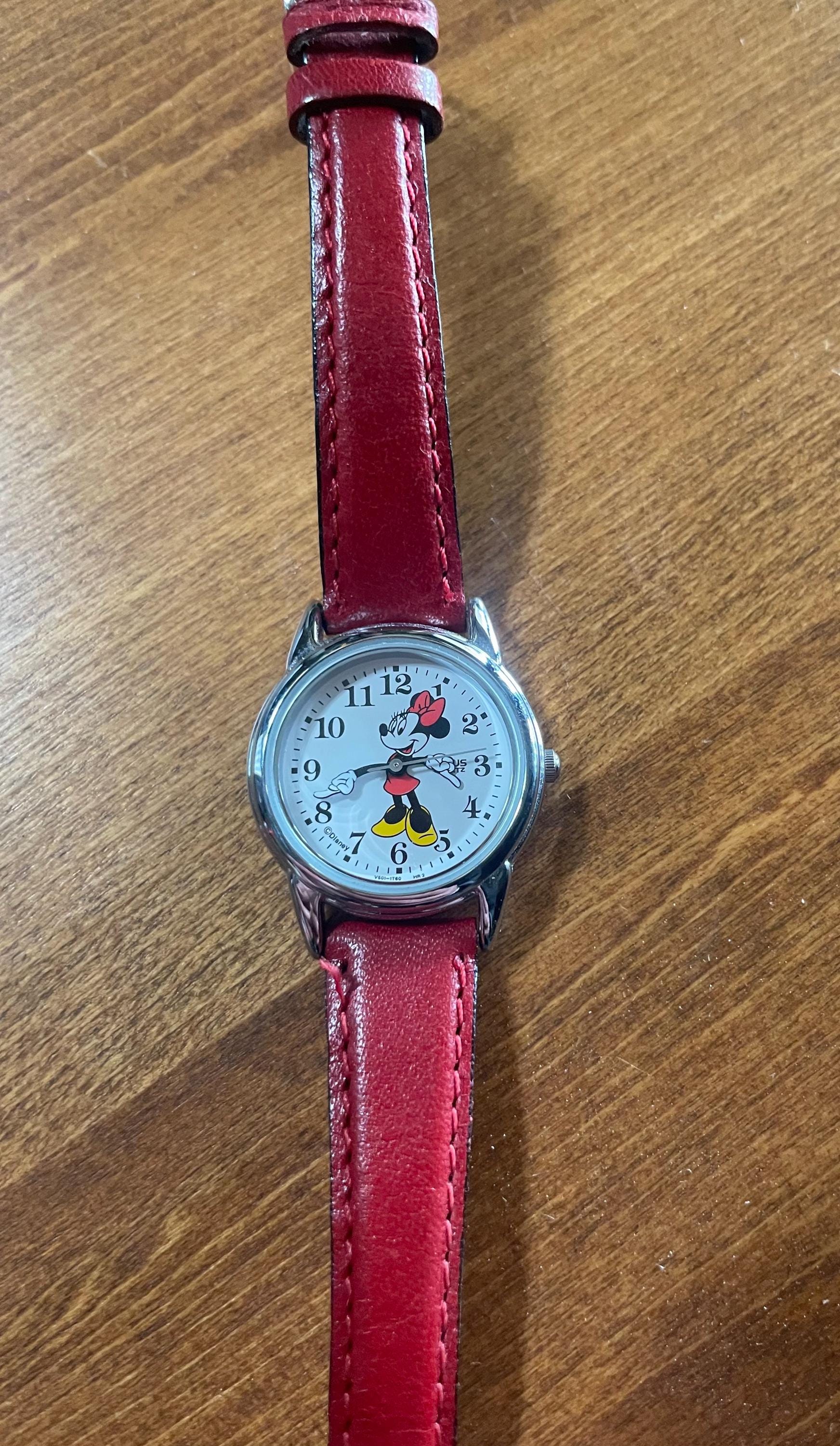 Vintage Lorus Disney Minnie Mouse Wrist Watch Women