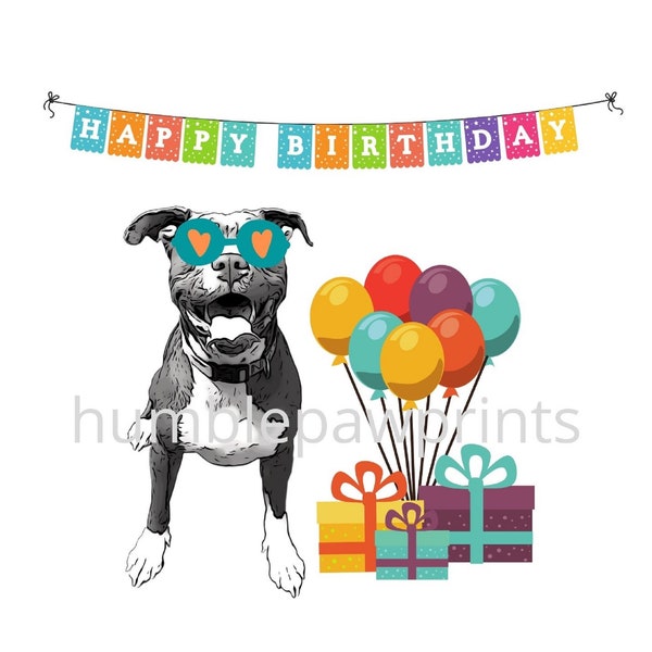 Pitbull Artwork Etsy