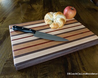 HANDMADE CUTTING BOARD, reversible wood cutting board, chopping board, butcher block, wood chopping block