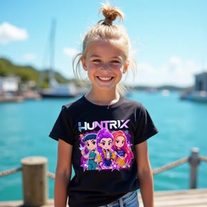 K-Pop Fashion Inspired T-Shirt | Dark Fantasy Graphic Tee | Unisex Character Shirt