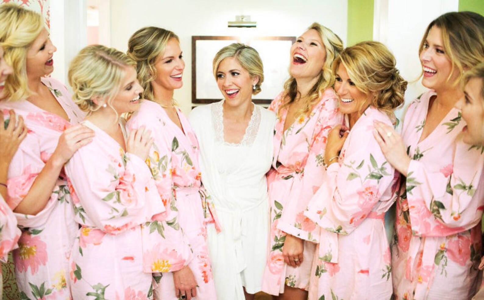 Personalised Bride Bridesmaid Floral Robes. Wedding Bridal Etsy Australia