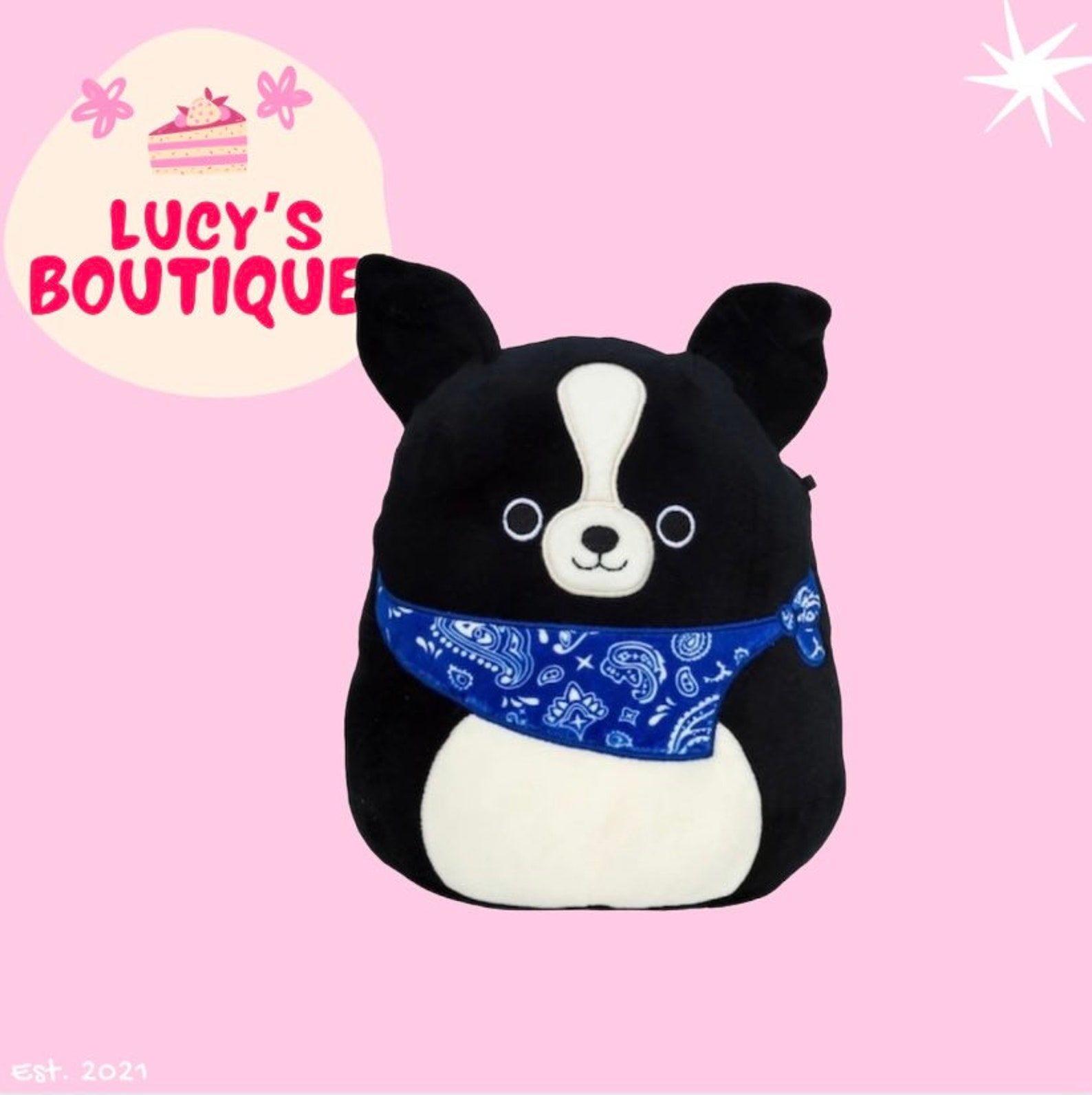SQUISHMALLOW 8 Tommy The Dog Brand New with Tags | Etsy