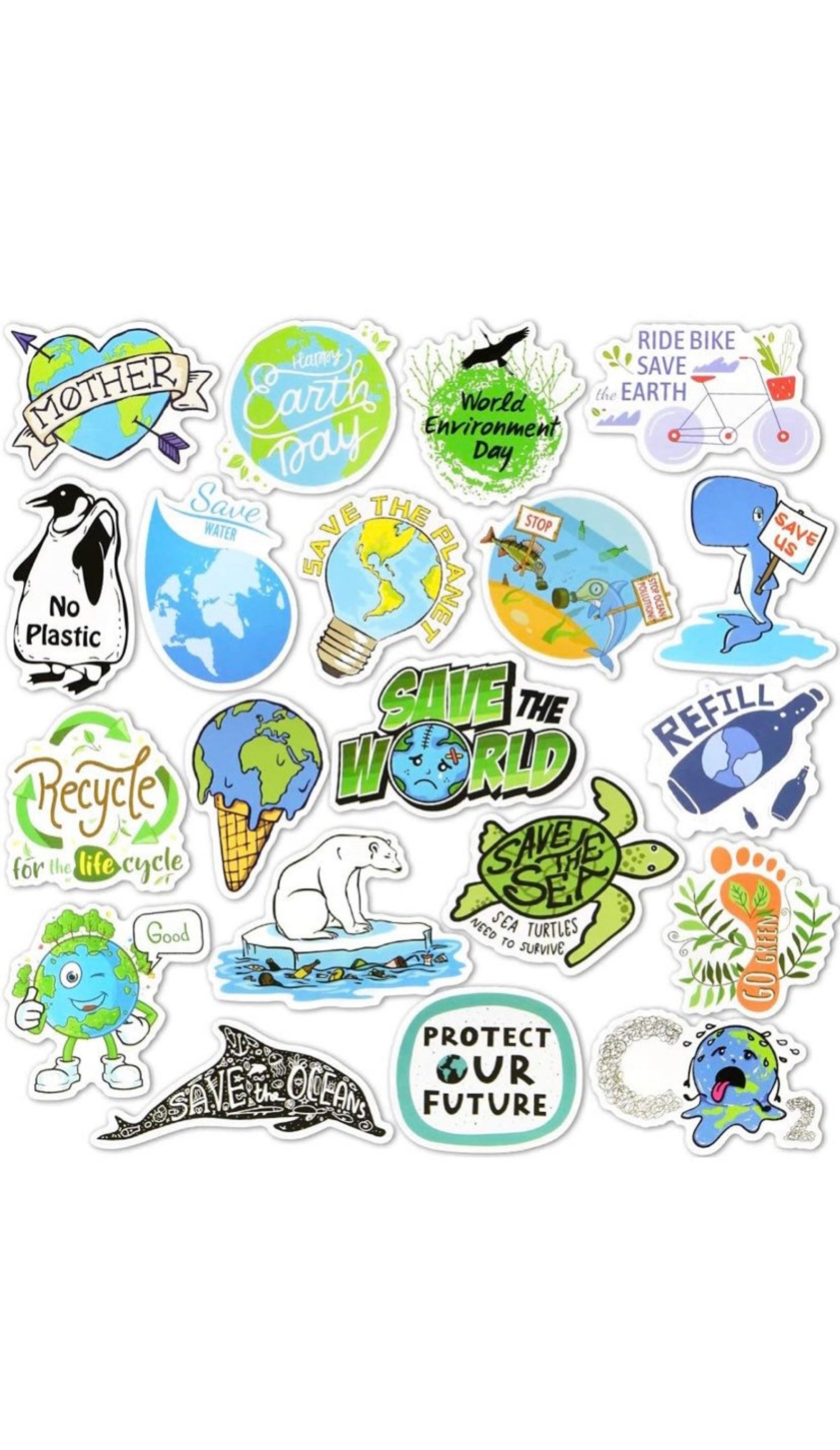 Umwelt & Erde Wasserfest Sticker Journal Planer Agenda Etsy