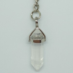Clear Quartz Keyring