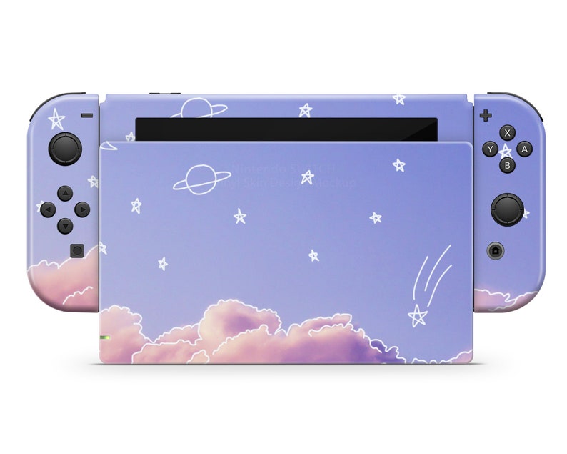 Purple Sky Nintendo Switch Skin Full Set Purple Aesthetic Etsy Purple Sky Nintendo Switch Skin Full Set Purple Aesthetic Etsy