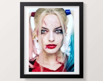 Harley Quinn, Suicide Squad, Birds of Prey, Margot Robbie, Portrait