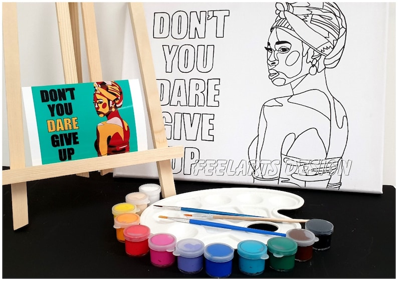 Paint and sip kit Paint set for adults Paint and sip set Etsy