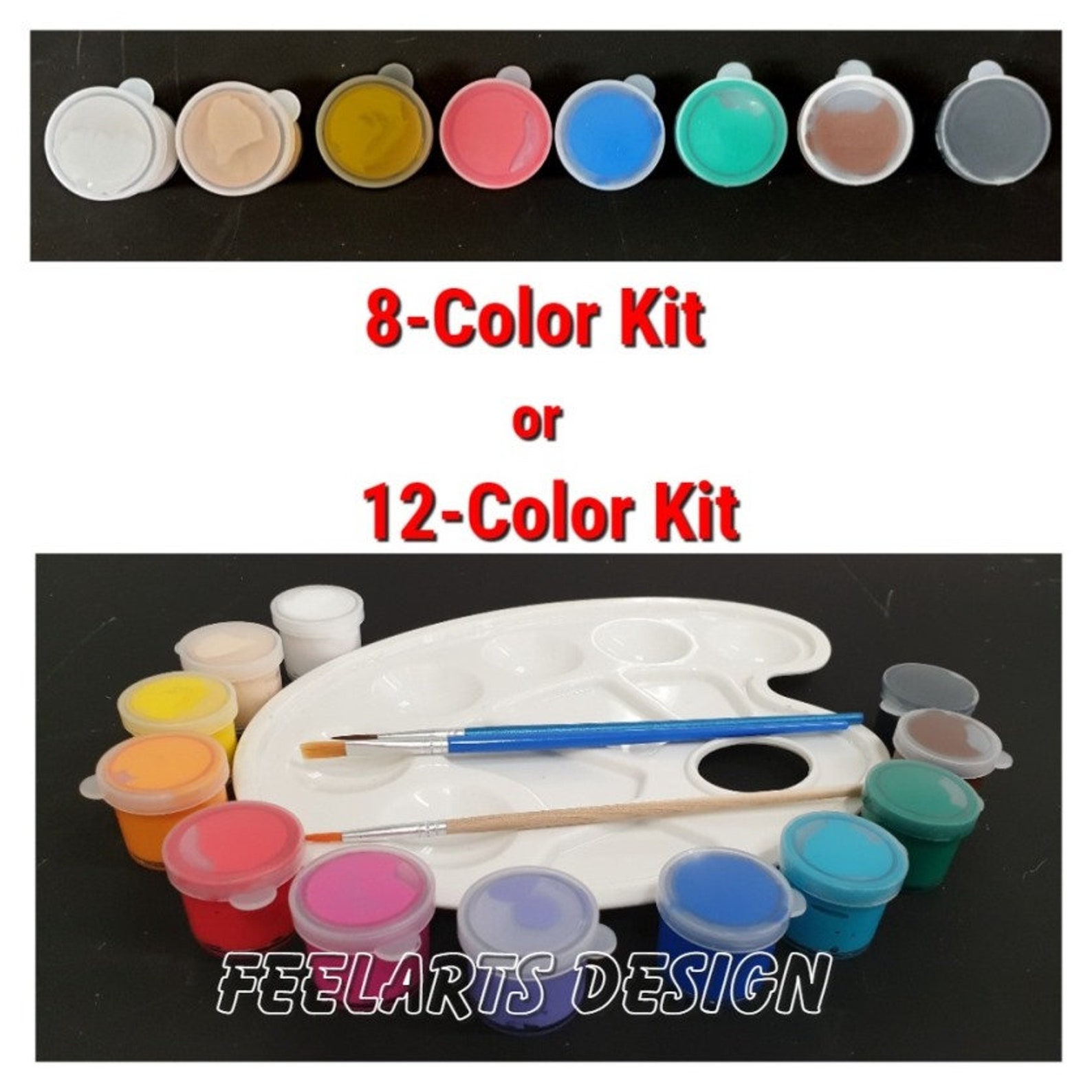 Paint and sip kit Paint set for adults Paint and sip set Etsy
