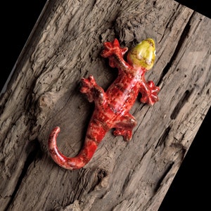 Keramik-Gecko zum Aufhängen