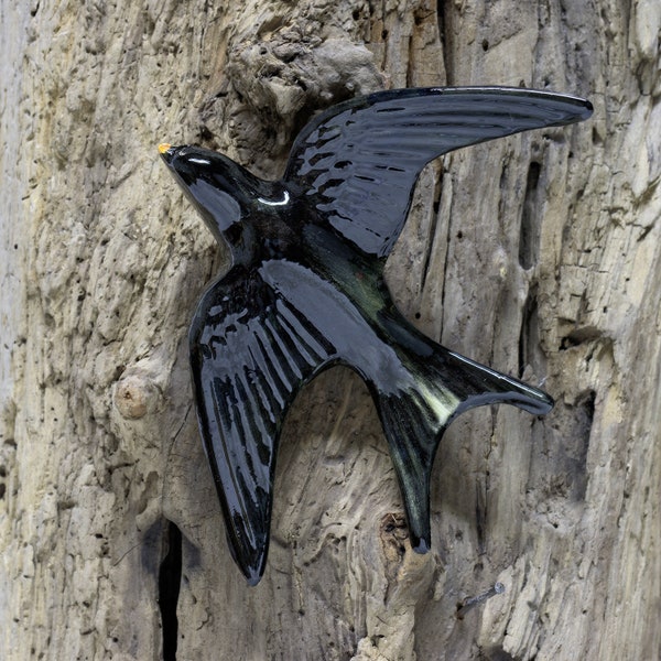 Hirondelle en céramique.Le retour du printemps...